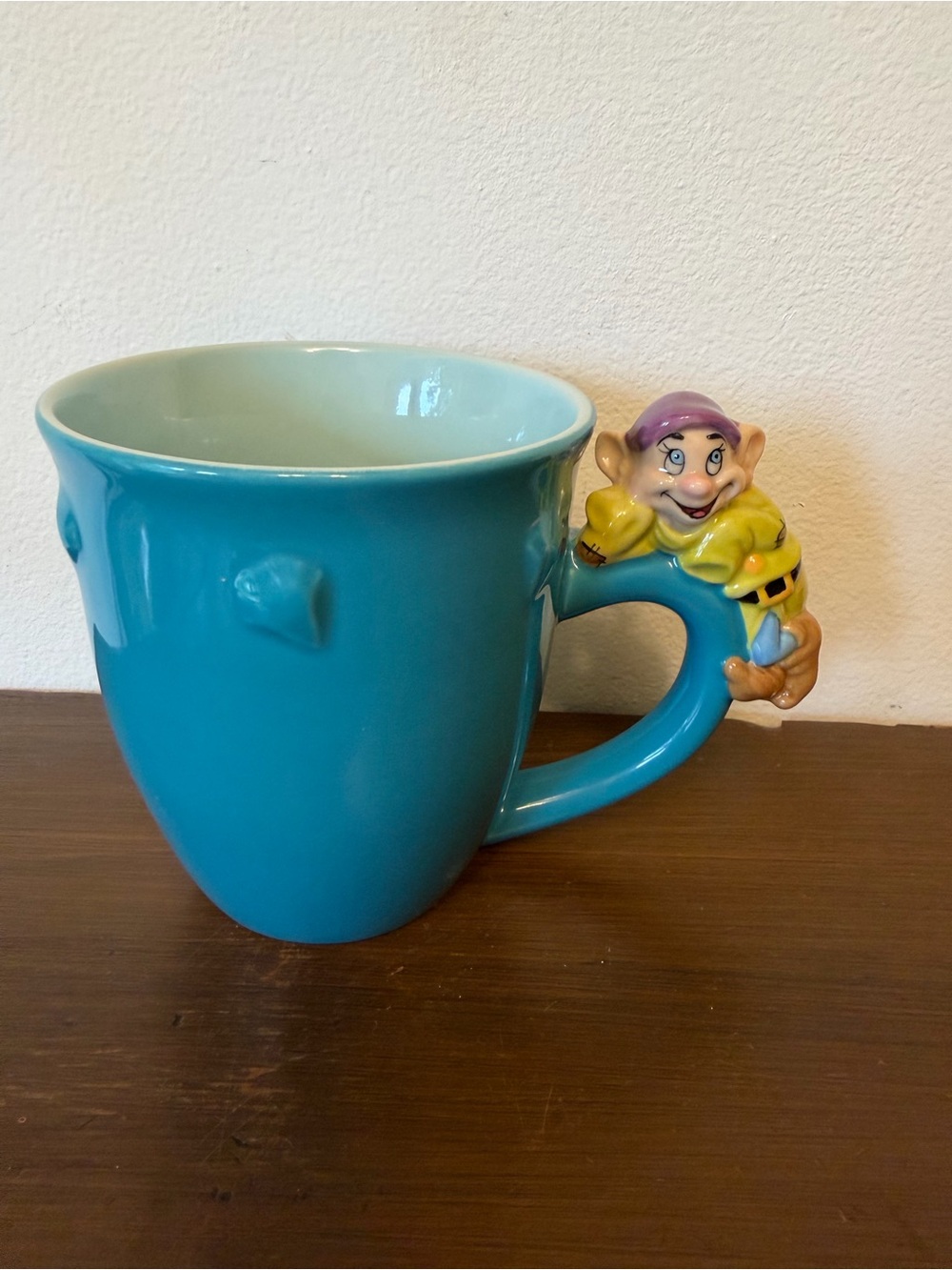 Vintage Disney Dopey Ceramic Mug with Decorative Handle